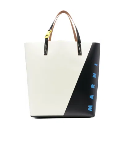 MARNI LETTER LOGO TOTE BAG