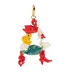Marni Enamel Duck Pendant In Red
