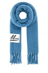 Marni Sciarpa In Misto Alpaca Azzurro Uomo