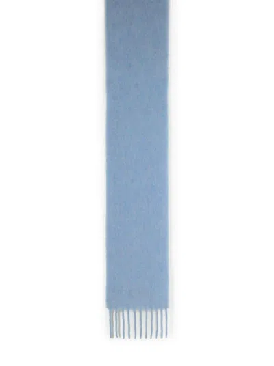 MARNI MARNI LIGHT BLUE ALPACA BLEND SCARF