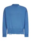 Marni Logo Embroidery Sweater Sweaters And Cardigans Blue
