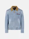 Marni Light Blue Cotton Jacket In Blue