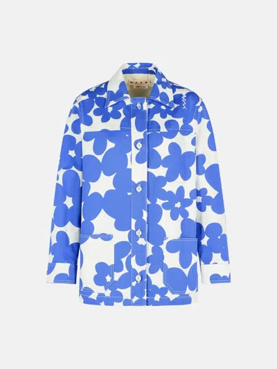 Marni Light Blue Cotton Jacket