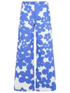 Marni Wide-leg Floral Cotton Trousers