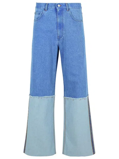 MARNI MARNI LIGHT BLUE COTTON JEANS