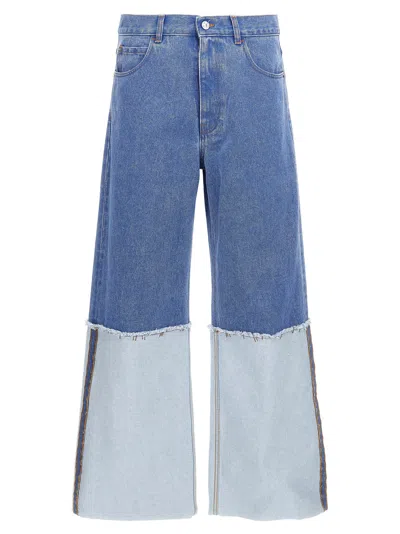 MARNI MAXI TURN-UP JEANS