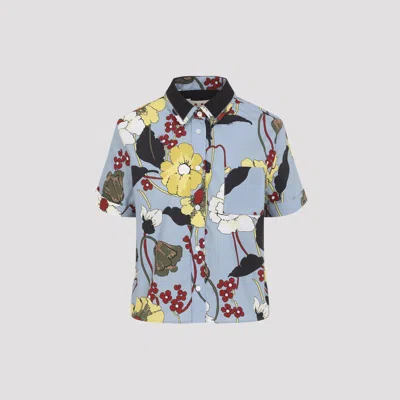 Marni Light Blue Cotton Shirt