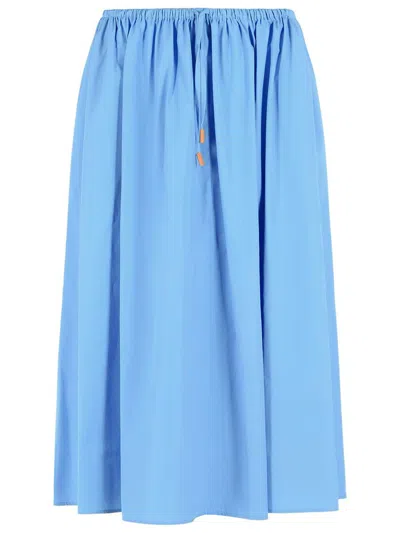 Marni Light Blue Cotton Skirt