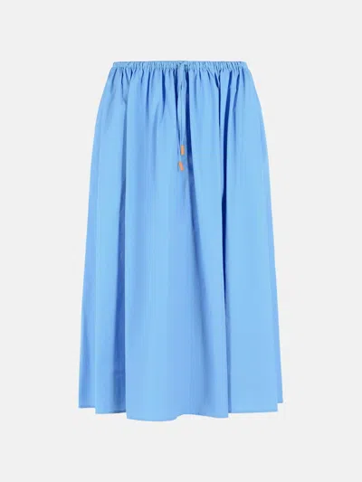 Marni Light Blue Cotton Skirt