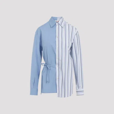 MARNI LIGHT BLUE STRIPED SHIRT