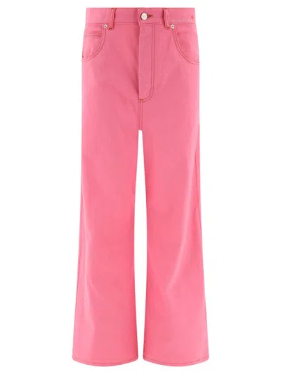 Marni Lightweight Denim Jeans In Pink