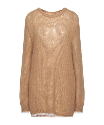 Marni Lightweight Knit Jumper In Brown