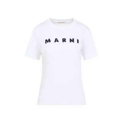Marni Lily White Cotton T-shirt