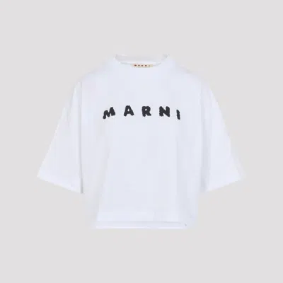 Marni Lily White Cotton T-shirt