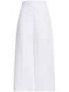Marni Wide-leg Cropped Trousers In White