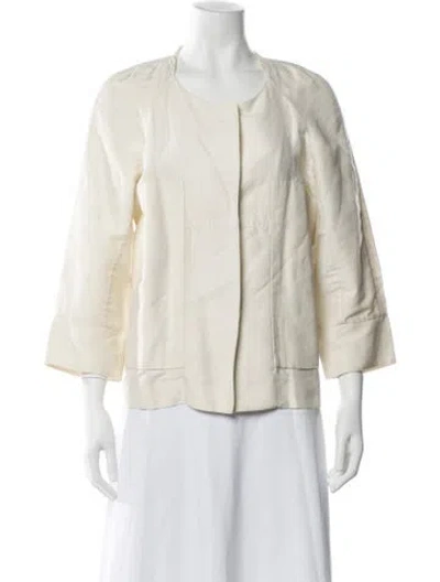 Pre-owned Marni Linen Jacket In Neutral