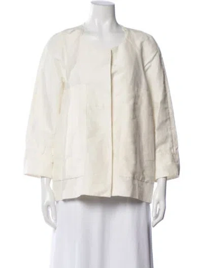 Pre-owned Marni Linen Jacket In Neutral