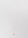 Marni Link Chain Pendant Necklace Polished Finish In Metallic