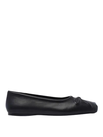 MARNI LITTLE BOW NAPPA BALLETS