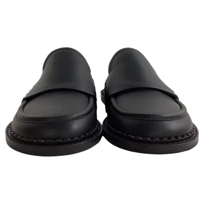 Pre-owned Marni Loafer Mules In Black Leather