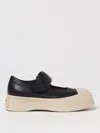 Marni Pablo Mary Jane Nappa Leather Sneakers In Black