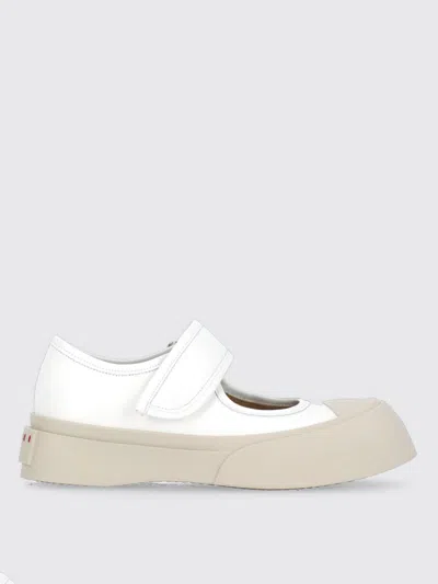 MARNI BALLET FLATS MARNI WOMAN COLOR WHITE,G60537001
