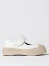 Marni Woman Ballet Flats White Size 10 Soft Leather In White