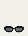 Marni Round-frame Sunglasses In Black