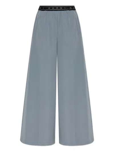 MARNI LOGO-BAND TROUSERS