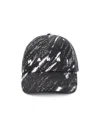 Marni Logo Printed Baseball Cap In Black