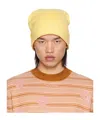 Marni Yellow Mohair Beanie In Yellow