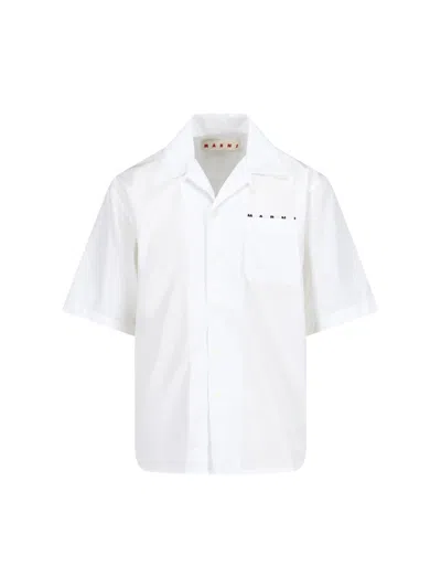 MARNI LOGO BOWLING SHIRT