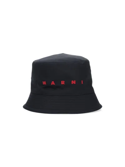 MARNI LOGO BUCKET HAT