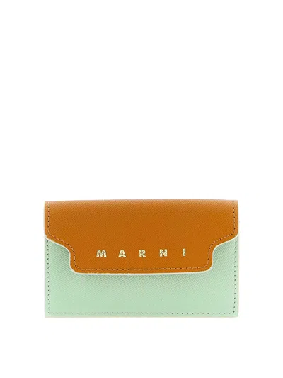 Marni Logo Business Card Holder In Multi