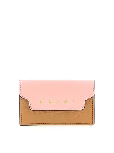 Marni Logo Business Card Holder In Multi