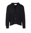 Marni Logo Embroidery Cardigan Sweaters And Cardigans Black