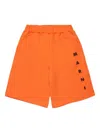 Marni Logo Casual Shorts In Orange