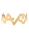 Marni Symbol Logo Plaque Bracelet In Gold