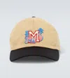 Marni Logo Cotton Baseball Cap In Pompeii