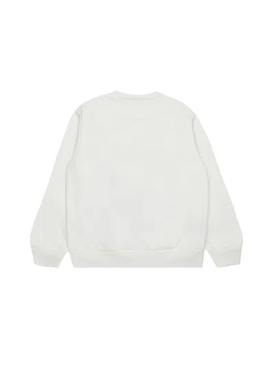 Marni Logo Cotton Sweatshirt In White