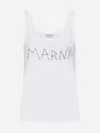 MARNI LOGO COTTON TANK TOP