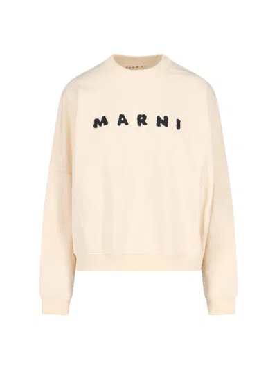 MARNI LOGO CREWNECK SWEATSHIRT