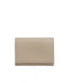 Marni Logo-debossed Leather Rectangular Wallet In Brown
