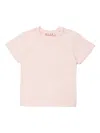 Marni Logo-detail Crew-neck T-shirt In Pink