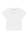 Marni Logo-detail Short-sleeve T-shirt In White
