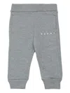 Marni Logo-print Track Pants In Gray