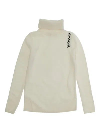 MARNI LOGO-DETAIL TURTLENECK SWEATER