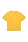 Marni Logo Detailed Crewneck T-shirt In Orange