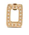 Marni Gold  White Earrings
