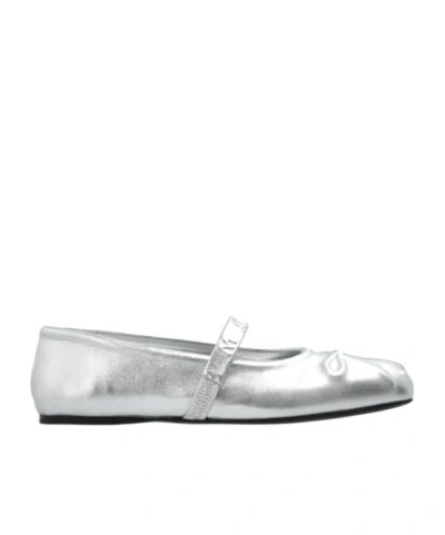 Marni Logo Embossed Ballet Flats